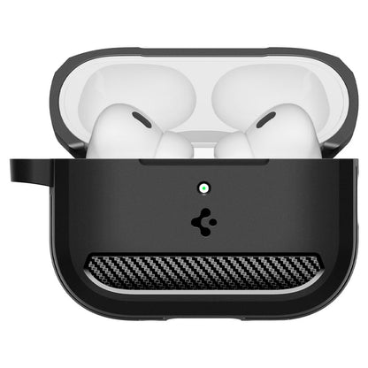 Spigen Rugged Armor -suojakotelo Apple AirPods Pro 3:lle, Mattamusta ACS09822