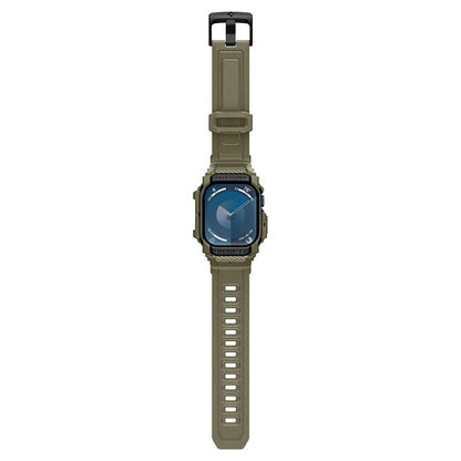 Spigen Rugged Armor Pro Case for Apple Watch Series 10 46mm, Khaki ACS08608