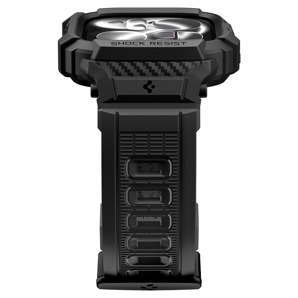Spigen Rugged Armor Pro Case for Apple Watch Series 12 42mm, Matte Black ACS11883