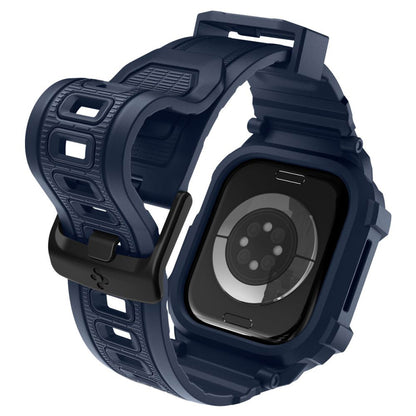 Spigen Rugged Armor Pro V2 -suojakotelo Apple Watch Series 10 / 11 42mm, laivastonsininen ACS10495