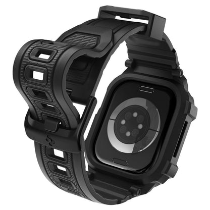Spigen Rugged Armor Pro V2 -suojakotelo Apple Watch Series 10 / 11 42mm, Mattamusta ACS10494