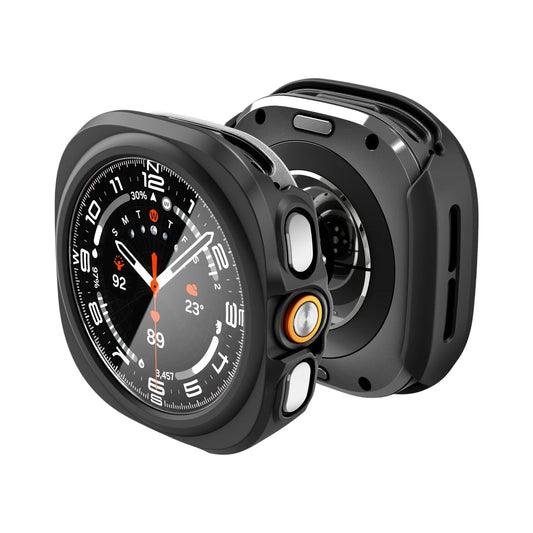 Spigen Thin Fit 360 -kuori Samsung Galaxy Watch Ultra2:lle, musta ACS11609