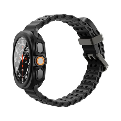Spigen Thin Fit 360 -kuori Samsung Galaxy Watch Ultra2:lle, musta ACS11609