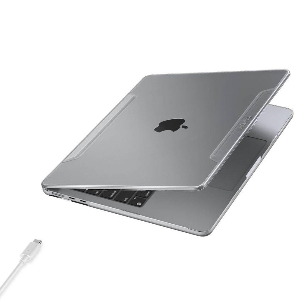 Spigen Thin Fit -kotelo Apple MacBook Air 13 tuumaa (2026) / (2025) / (2024) / (2022), läpinäkyvä ACS05271