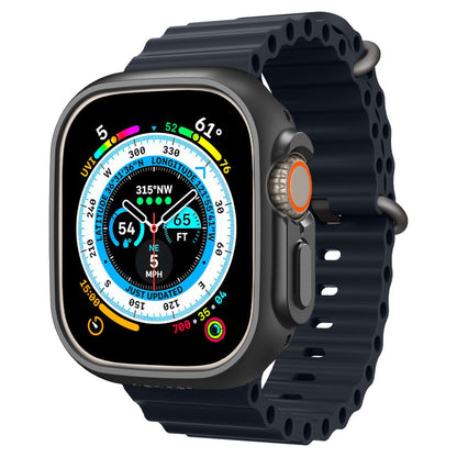 Spigen Thin Fit -kotelo Apple Watch Ultra Seriesille, Musta ACS05458
