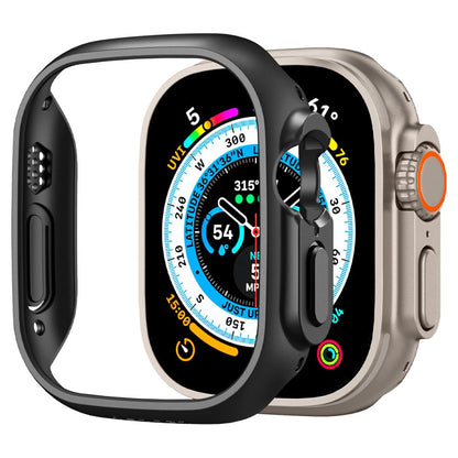 Spigen Thin Fit -kotelo Apple Watch Ultra Seriesille, Musta ACS05458