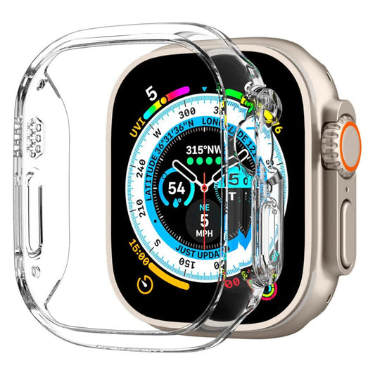 Spigen Thin Fit -kuori Apple Watch Ultra Seriesille, läpinäkyvä ACS05917