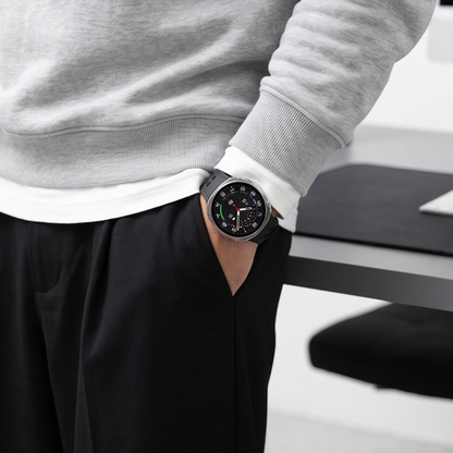 Tech-Protect Defense -kuori Samsung Galaxy Watch9 / Watch8 40mm:lle, 2 kappaleen setti, Musta / Läpinäkyvä