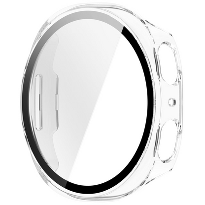 Tech-Protect Defense -kuori Samsung Galaxy Watch9 / Watch8 40mm:lle, 2 kappaleen setti, Musta / Läpinäkyvä