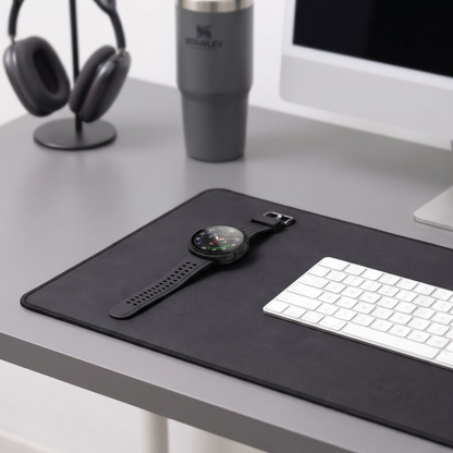Tech-Protect Defense -kuori Samsung Galaxy Watch9 / Watch8 40mm:lle, 2 kappaleen setti, Musta / Läpinäkyvä