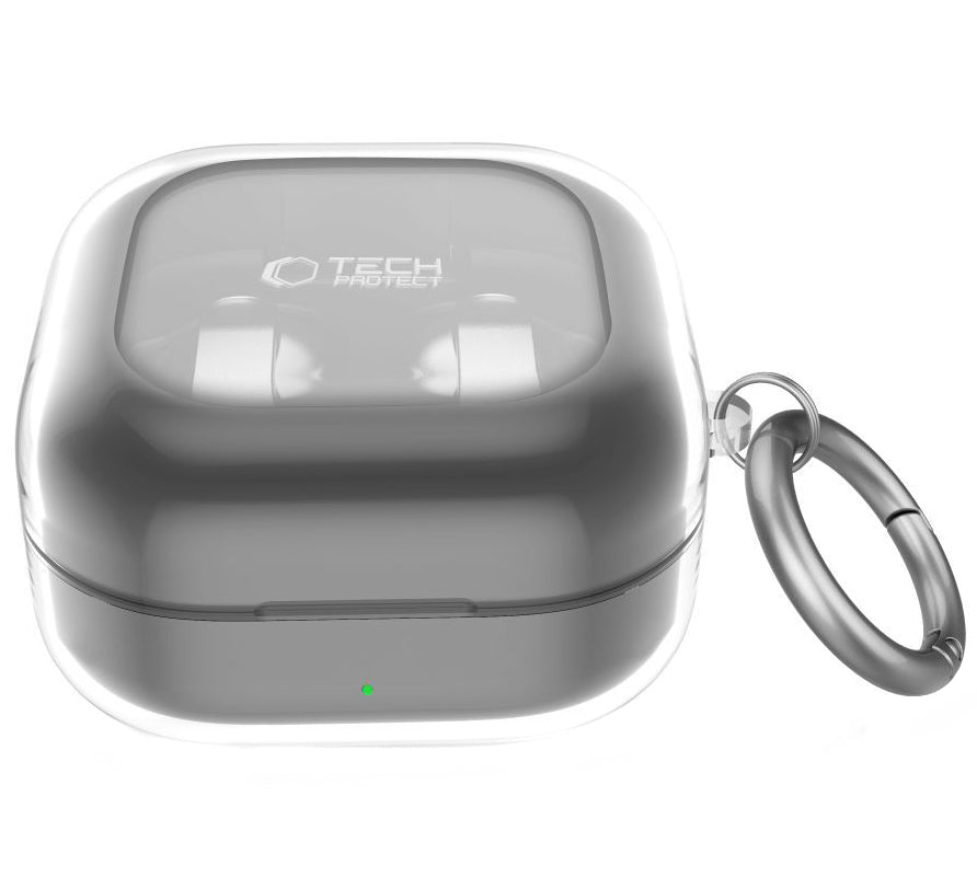 Tech-Protect Flexair -kuori Samsung Galaxy Buds4 / Buds4 Pro -läpinäkyvä