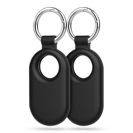 Tech-Protect Icon -suojakotelo Samsung Galaxy SmartTag2:lle, 2 kappaleen setti, Musta
