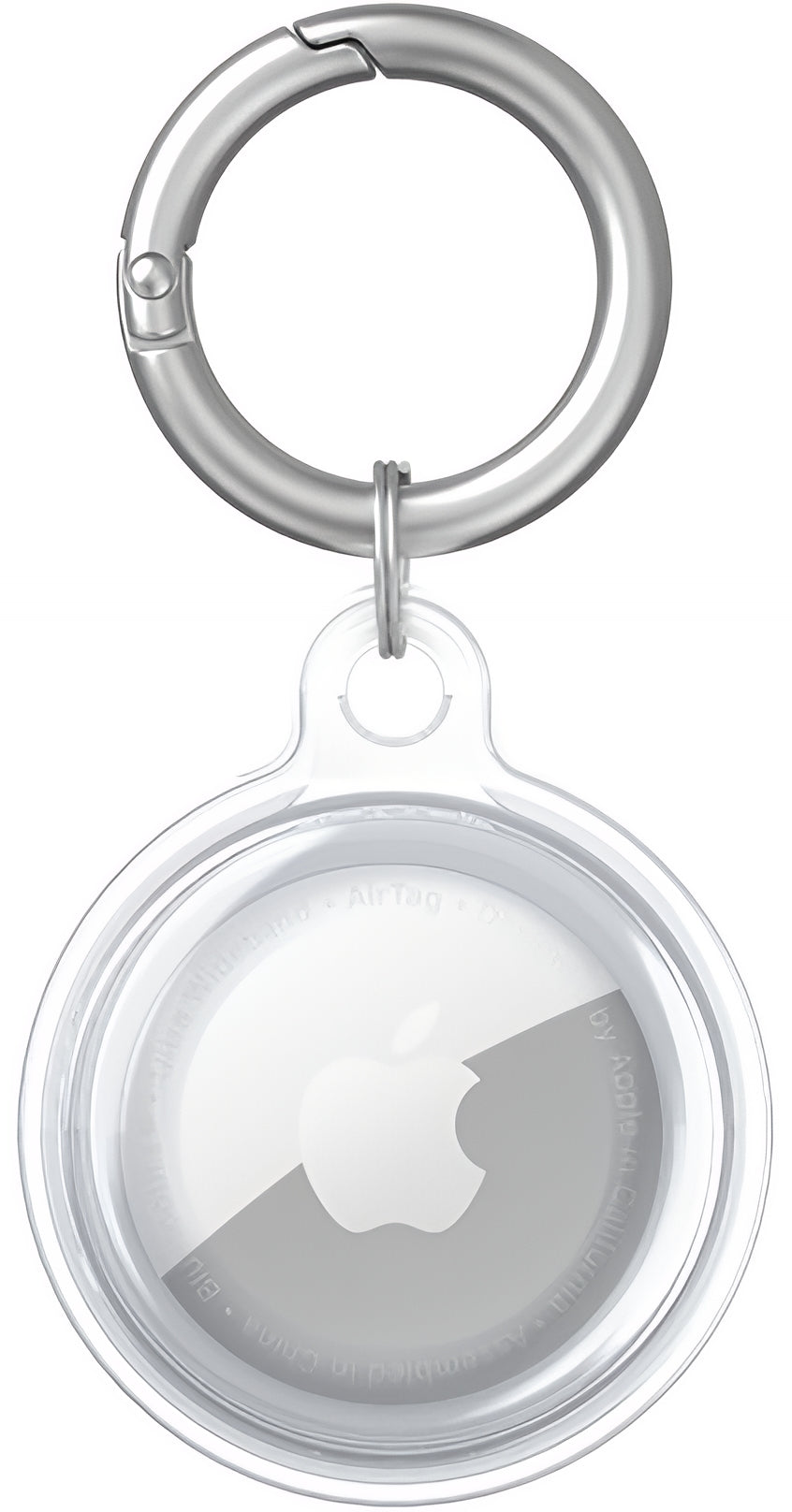 Tech-Protect Icon -suojakotelo Apple AirTagille, Läpinäkyvä