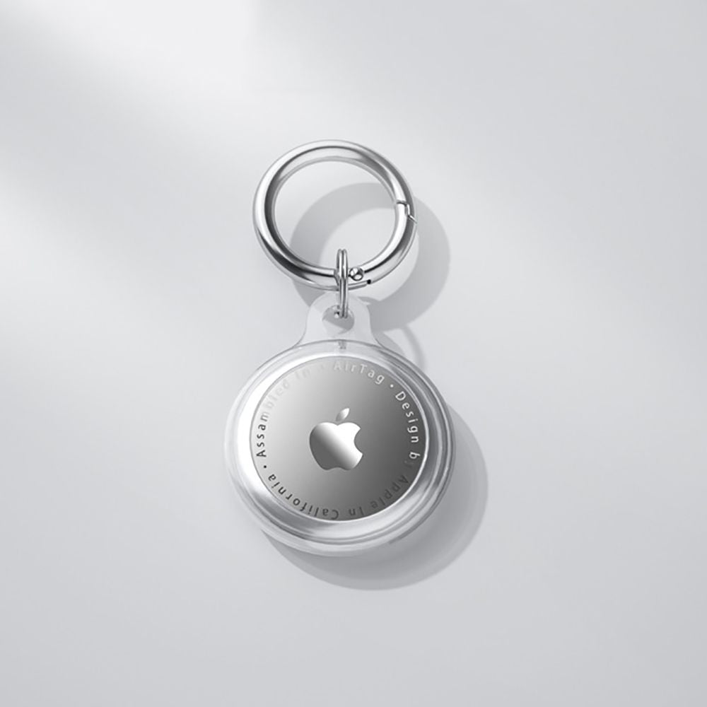 Tech-Protect Icon -suojakotelo Apple AirTagille, Läpinäkyvä