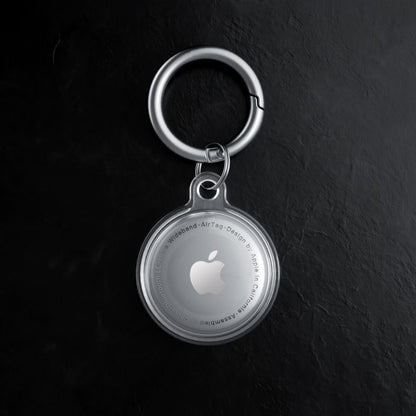 Tech-Protect Icon -suojakotelo Apple AirTagille, Läpinäkyvä