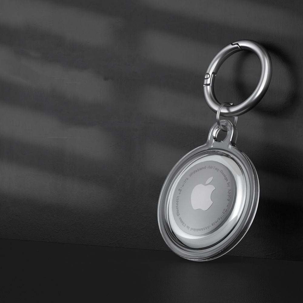 Tech-Protect Icon -suojakotelo Apple AirTagille, Läpinäkyvä