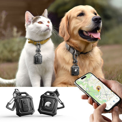 Tech-Protect Kevlar Pro -suojakotelo Apple AirTagille, Musta