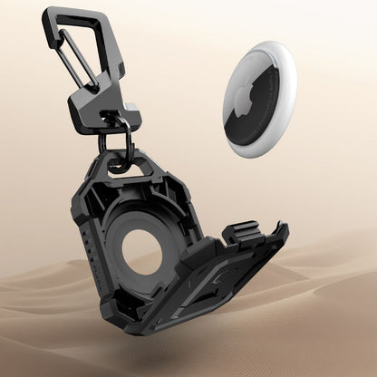 Tech-Protect Kevlar Pro -suojakotelo Apple AirTagille, Musta