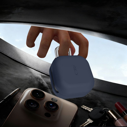 Tech-Protect Silicone Hook -suojakotelo Samsung Galaxy Buds4 / Buds4 Pro -kuulokkeille, Musta