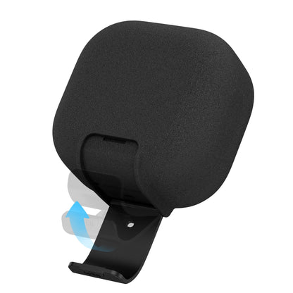 Tech-Protect Slim Hook -suojakotelo Samsung Galaxy Buds4 / Buds4 Pro -kuulokkeille, Musta