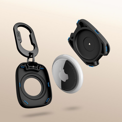 Tech-Protect Velar -suojakotelo Apple AirTagille, Musta