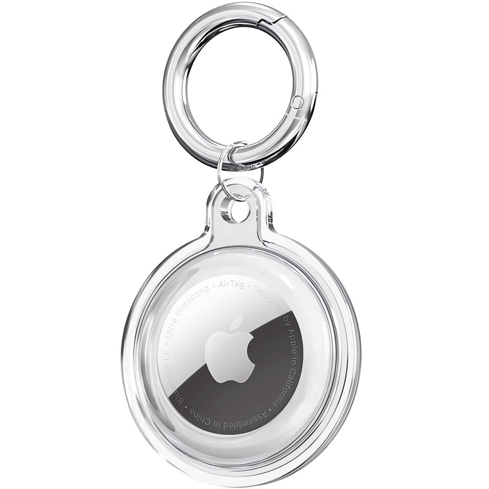 Techsuit CT15 -kuori Apple AirTagille, läpinäkyvä
