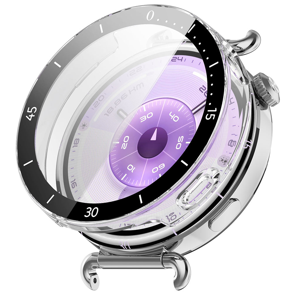 Techsuit Defense360 Pro Bezel -kotelo Huawei Watch GT 6 41mm:lle, Läpinäkyvä