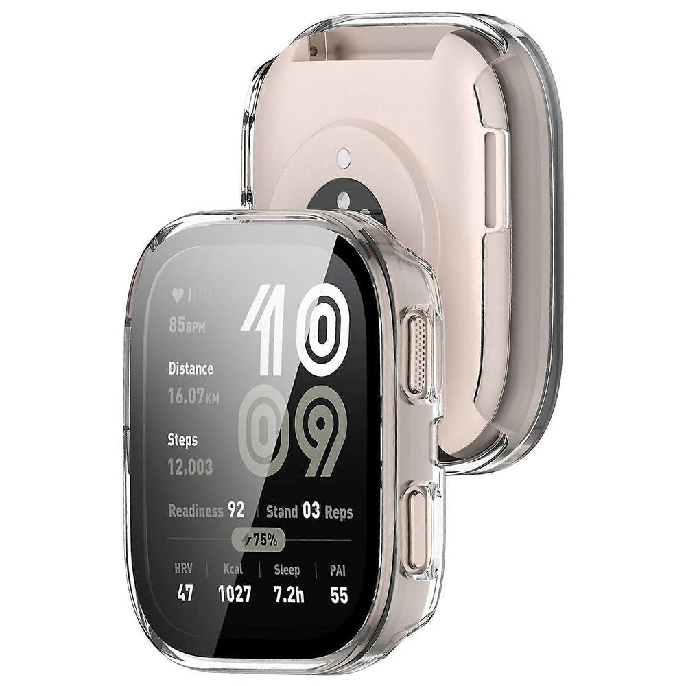 Techsuit Defense360 Pro -kuori Amazfit Bip 6:lle, läpinäkyvä