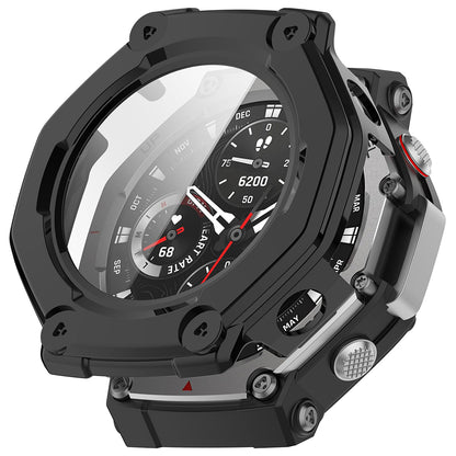 Techsuit Defense360 Pro -suojakotelo Amazfit T-Rex 3:lle, Musta