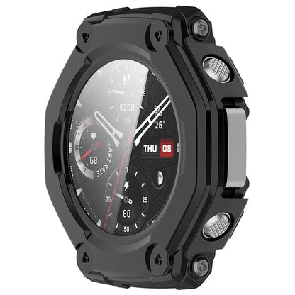 Techsuit Defense360 Pro -suojakotelo Amazfit T-Rex 3:lle, Musta