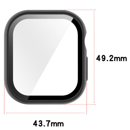 Techsuit Defense360 Pro -kuori Apple Watch 12 46mm:lle, läpinäkyvä