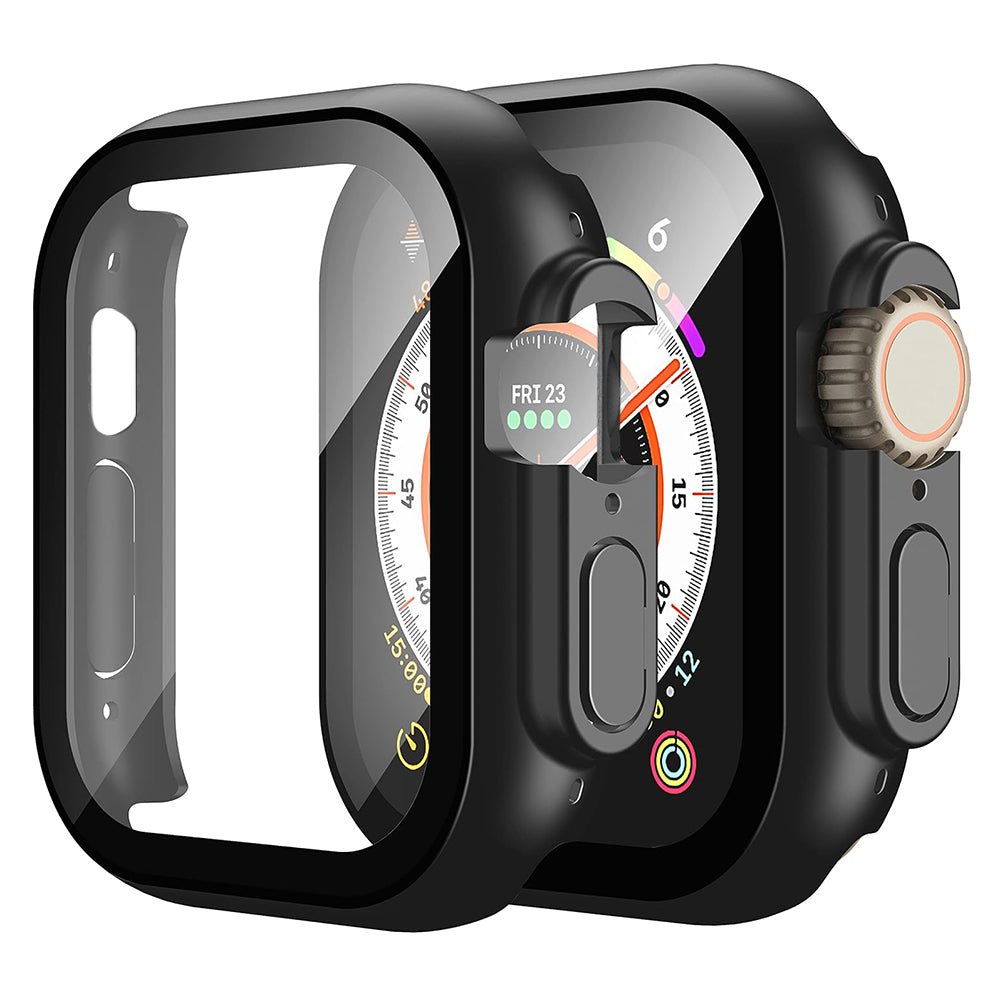 Techsuit Defense360 Pro -kuori Apple Watch Ultra Seriesille, musta