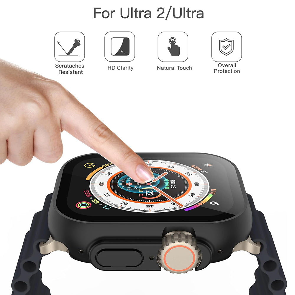 Techsuit Defense360 Pro -kuori Apple Watch Ultra Seriesille, musta