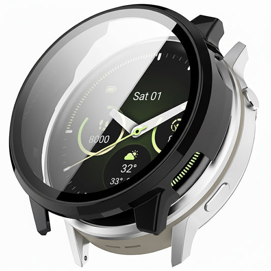 Techsuit Defense360 Pro -suojakotelo Garmin Venu 4 45mm:lle, Musta