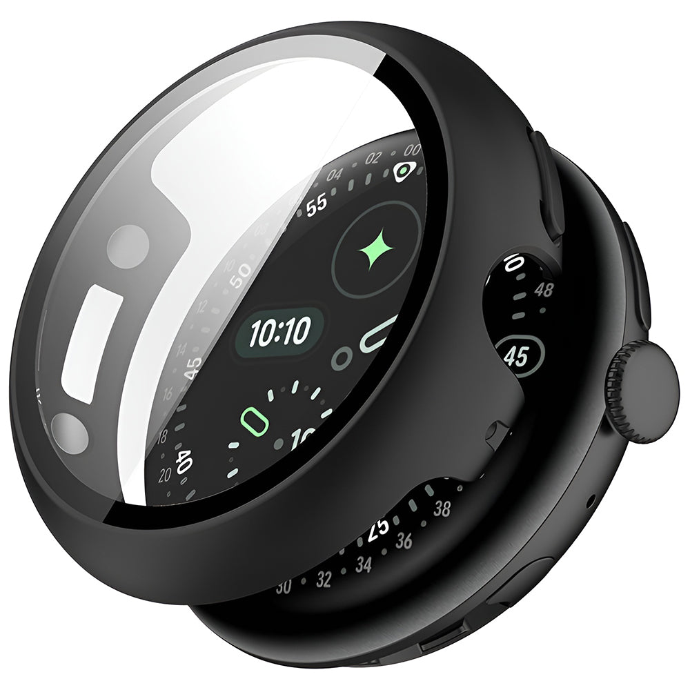 Techsuit Defense360 Pro -suojakotelo Google Pixel Watch 4 45mm, Musta