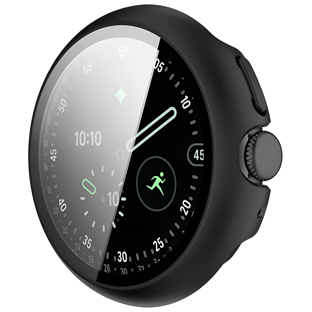 Techsuit Defense360 Pro -suojakotelo Google Pixel Watch 4 45mm, Musta