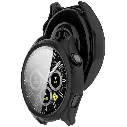 Techsuit Defense360 Pro -suojakuori Honor Watch 6 -kellolle, musta