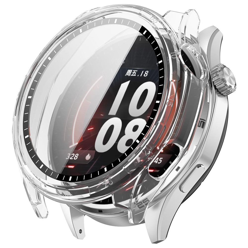 Techsuit Defense360 Pro -suojakuori Honor Watch 6 -kellolle, läpinäkyvä