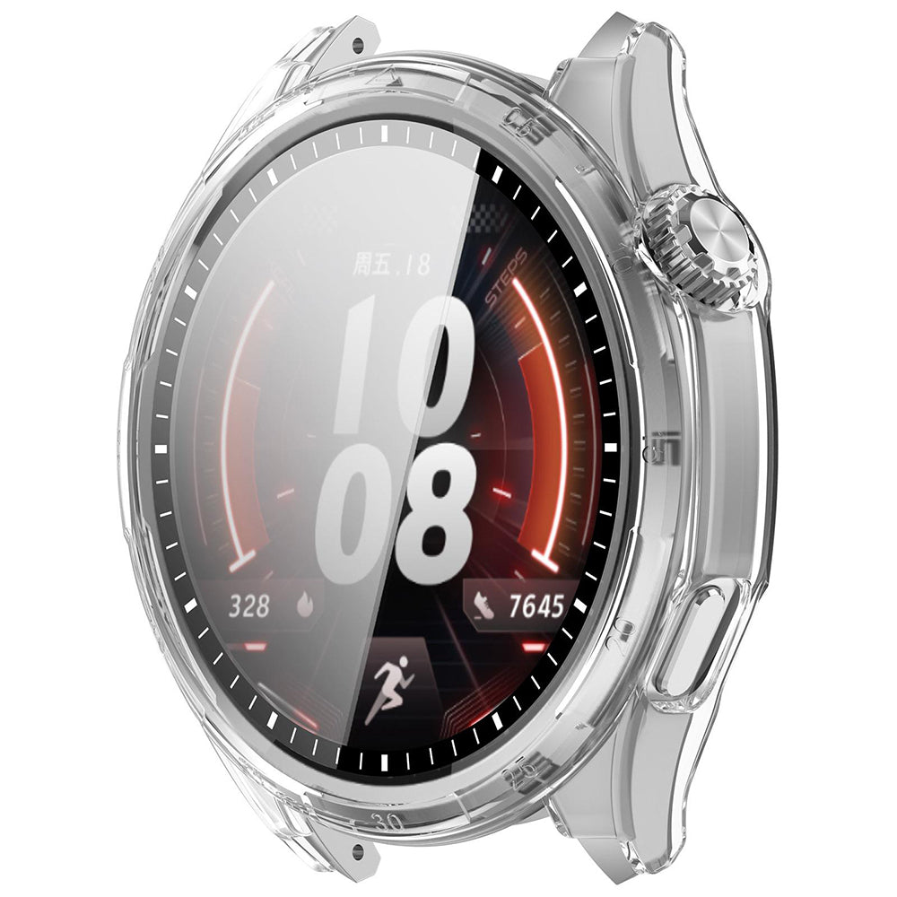 Techsuit Defense360 Pro -suojakuori Honor Watch 6 -kellolle, läpinäkyvä