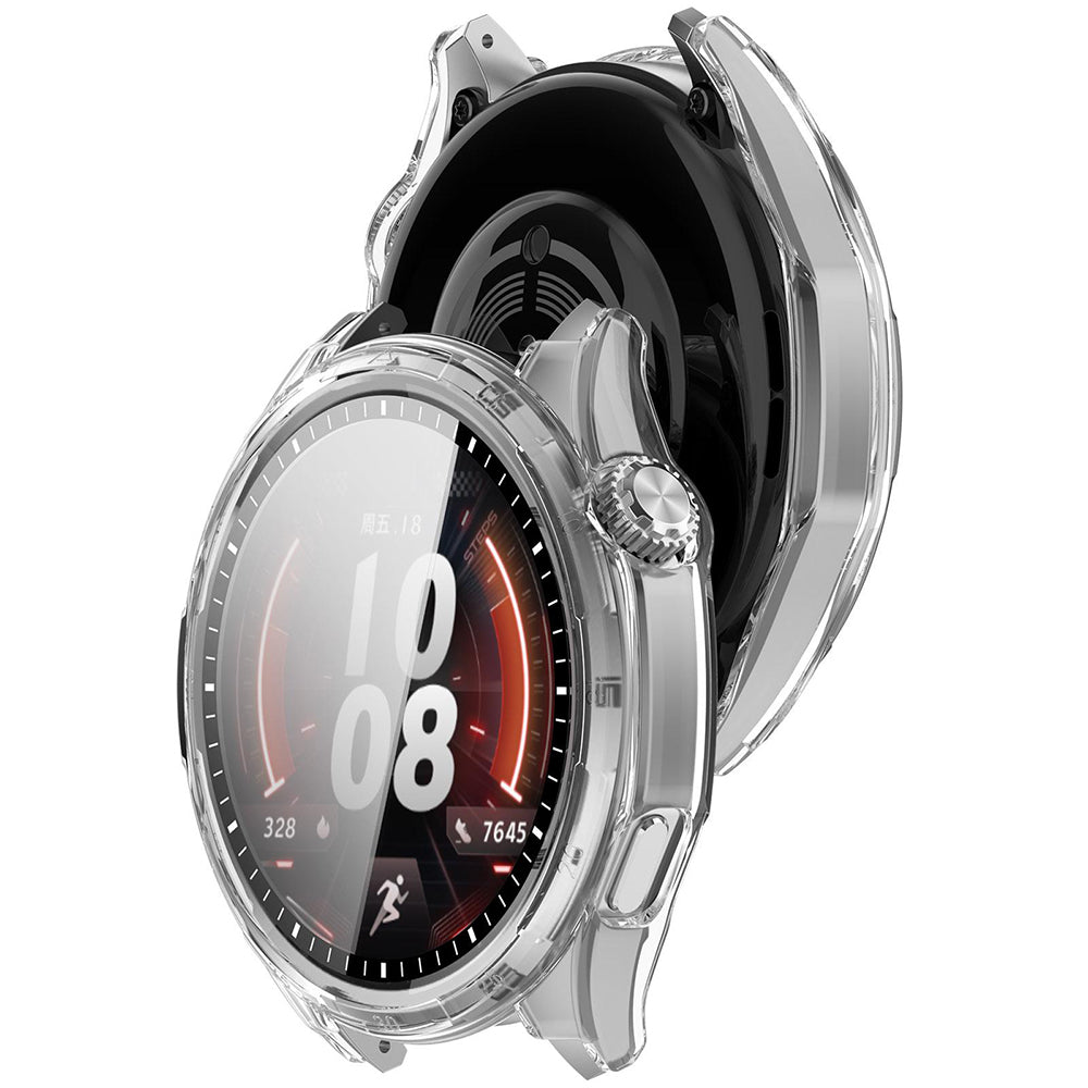Techsuit Defense360 Pro -suojakuori Honor Watch 6 -kellolle, läpinäkyvä