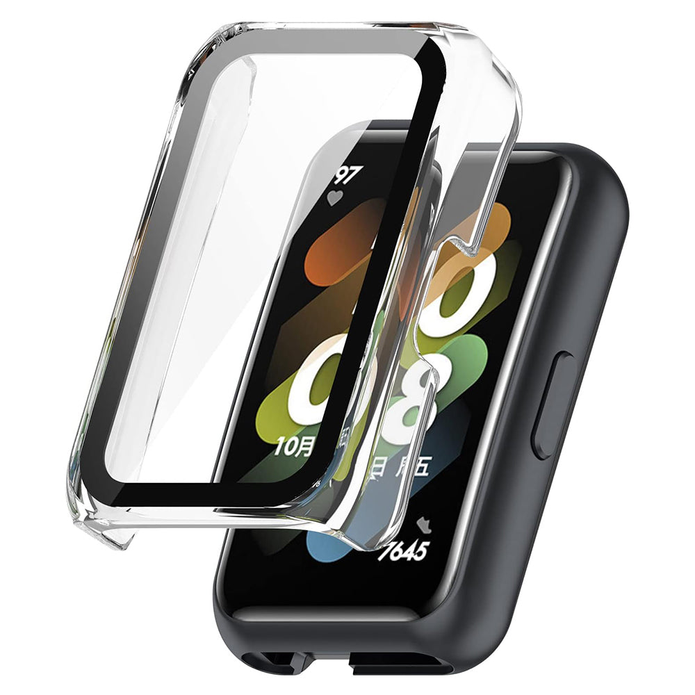 Techsuit Defense360 Pro -kuori Huawei Band 8 / Band 9:lle, läpinäkyvä
