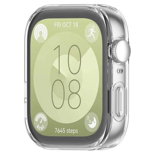 Techsuit Defense360 Pro Case for Huawei Watch Fit 3, Transparent