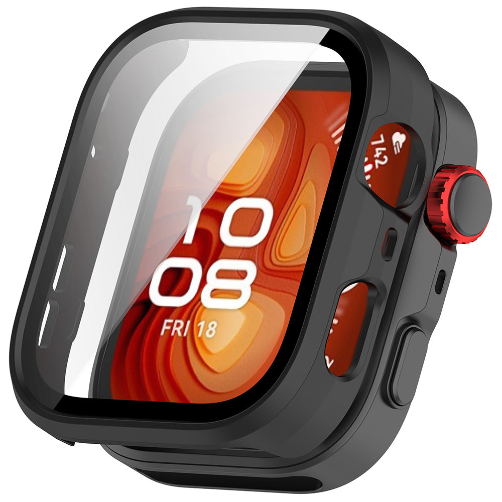 Techsuit Defense360 Pro -kuori Huawei Watch Fit 5 Pro:lle, Musta