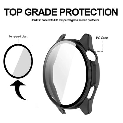 Techsuit Defense360 Pro -suojakotelo Huawei Watch GT 6 46mm -kelloon, Musta