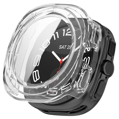 Techsuit Defense360 Pro -kuori Samsung Galaxy Watch Ultra -kellolle, läpinäkyvä