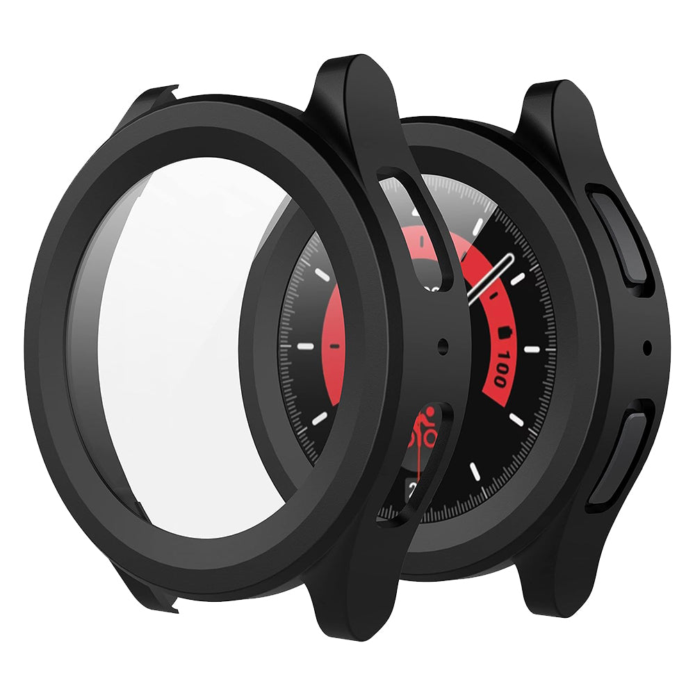 Techsuit Defense360 Pro -kuori Samsung Galaxy Watch5 Pro 45mm:lle, Musta