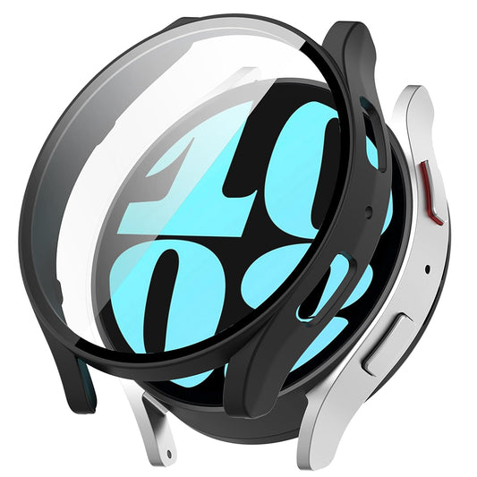 Techsuit Defense360 Pro -kuori Samsung Galaxy Watch6 40mm:lle, Musta