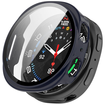 Techsuit Defense360 Pro -kuori Samsung Galaxy Watch8 40mm:lle, Laivastonsininen
