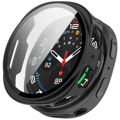 Techsuit Defense360 Pro -kuori Samsung Galaxy Watch8 40mm:lle, Musta