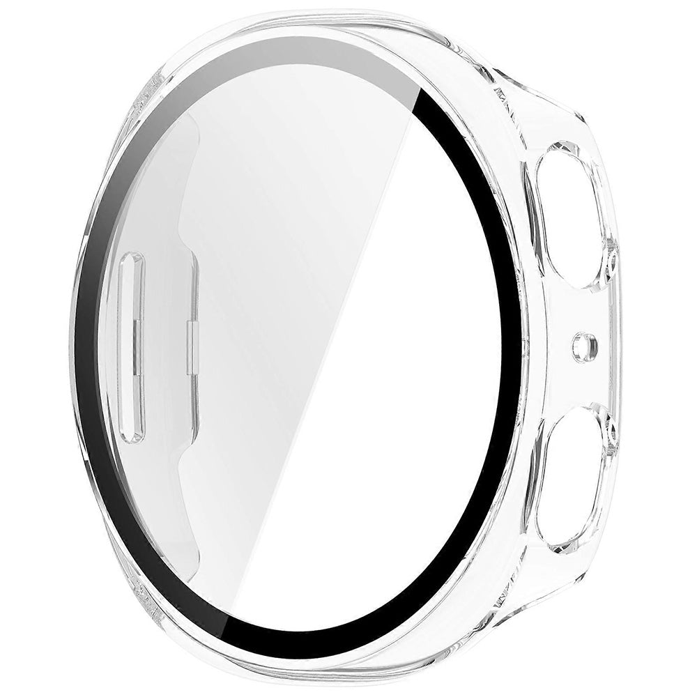 Techsuit Defense360 Pro -kuori Samsung Galaxy Watch8 40mm:lle, läpinäkyvä